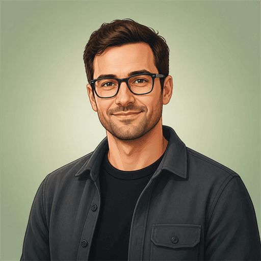 Illustrated portrait of Darren